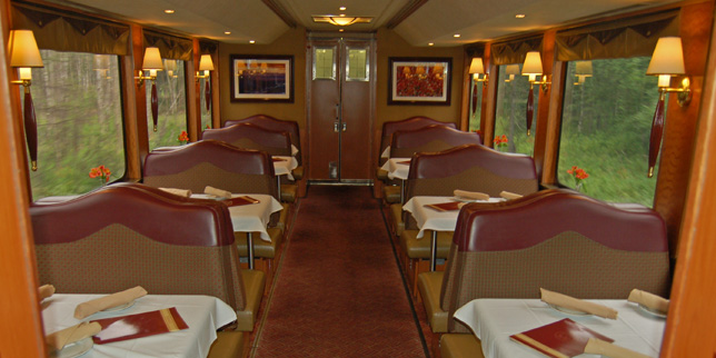 Alaska Railroad Dining Options